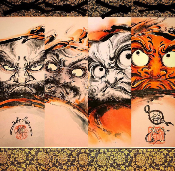 達磨絵承ります イラスト JiNTAi/アート工房 通販 15061717｜Creema