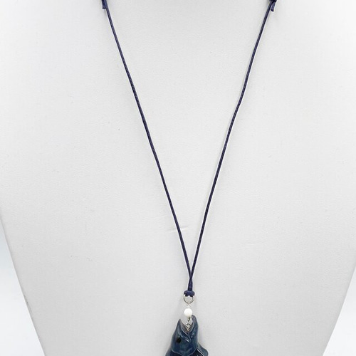 藍染めアクセサリー クエ① ネックレス・ペンダント クリエイティブ