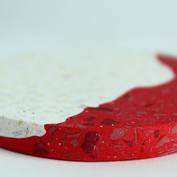 紅白コースタープレート　ジェスモナイト 2枚目の画像