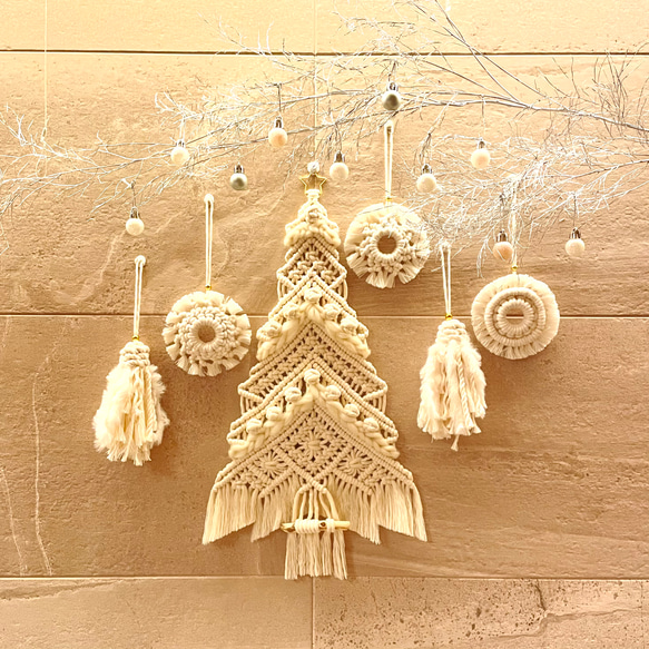 マクラメタペストリー Xmas tree ☆M☆ macrametapestry その他  
