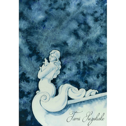 水彩画・原画「セイレーン(人魚)」 絵画 tami suzukake 通販 水彩画・原画「セイレーン(人魚)」 絵画 tami suzukake 通販