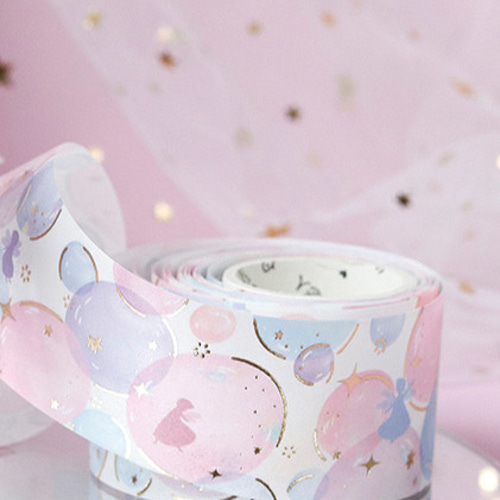 海外マスキングテープ巻売り 虹初 しゃぼん玉 装飾マスキングテープ 海外マスキングテープ巻売り 四時楓 風景マスキングテープ