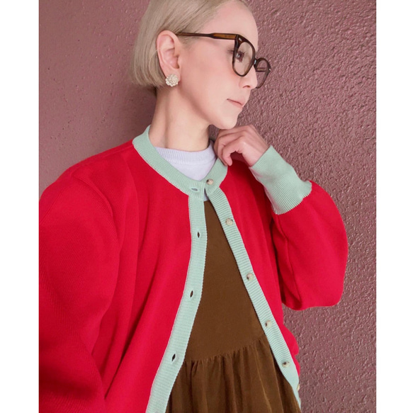 RATA❤️秋冬春にも❤️1枚できまる大人の『主役カーディガン』❤️国産オリジナルニット❤️ 2枚目の画像