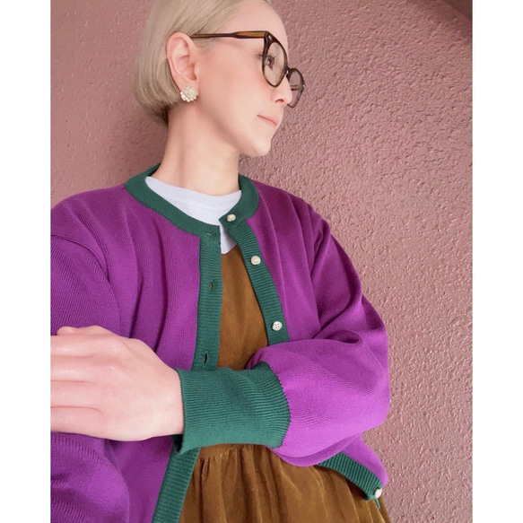 RATA❤️秋冬春にも❤️1枚できまる大人の『主役カーディガン』❤️国産オリジナルニット❤️ 10枚目の画像