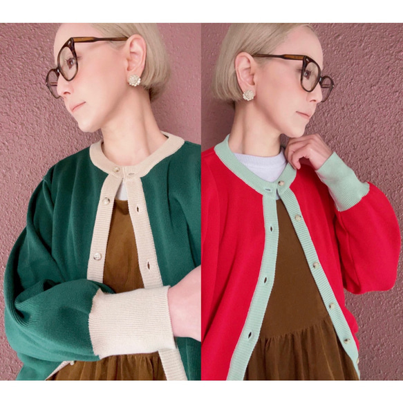 RATA❤️秋冬春にも❤️1枚できまる大人の『主役カーディガン』❤️国産オリジナルニット❤️ 1枚目の画像