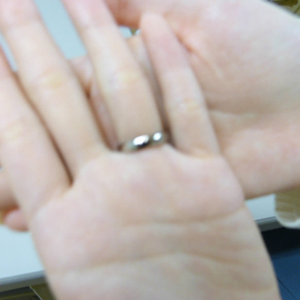 刻印可能なアクセサリー　ペアリング チタン（ titanium）「#ペアリング #結婚指輪」【1個】 18枚目の画像