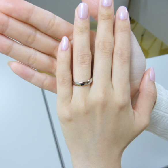 刻印可能なアクセサリー　ペアリング チタン（ titanium）「#ペアリング #結婚指輪」【1個】 12枚目の画像