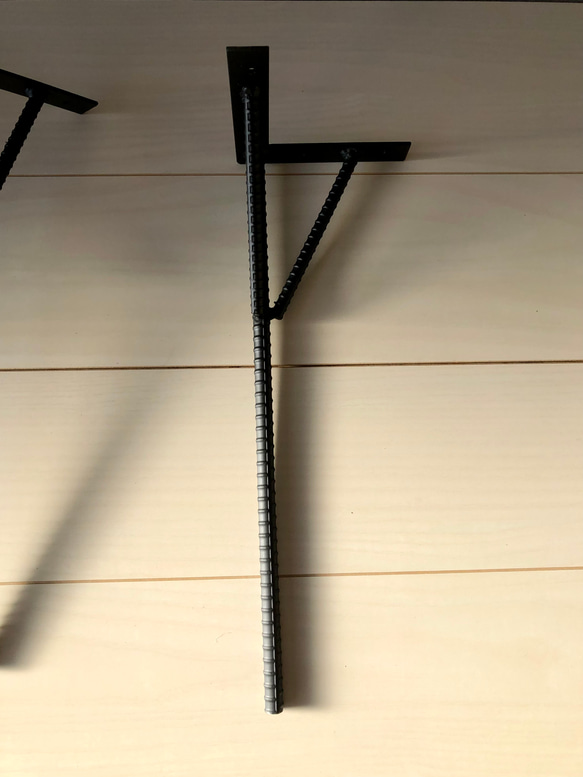 アイアン脚　テーブル脚　アイアンレッグ　diy素材鉄脚　寸法変更可能　ガレージ　インダストリアル 3枚目の画像