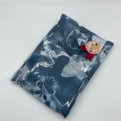 【Creema限定 新春福袋】シルクウールのストールと織生地くるみボタンのストールピン　　 10枚目の画像