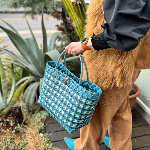 MARCHE BAG --- [ blue / Size L ] かごバッグ Kapurago 通販 15064389