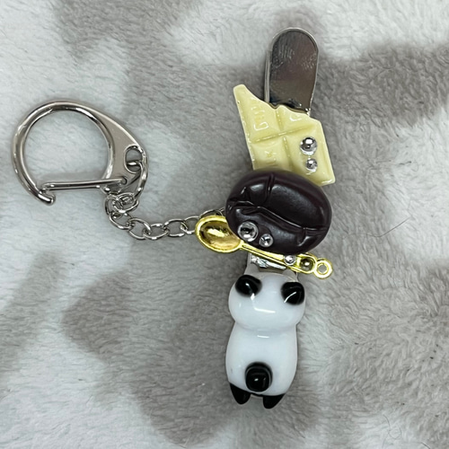 ちびねこキークリップ】鍵 紛失防止 かばん 猫 ねこ プレゼント  