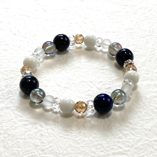 冬蒼の瑠璃光◇12月・誕生石ブレスレット】幸福 多幸感 幸せ 集大成 天