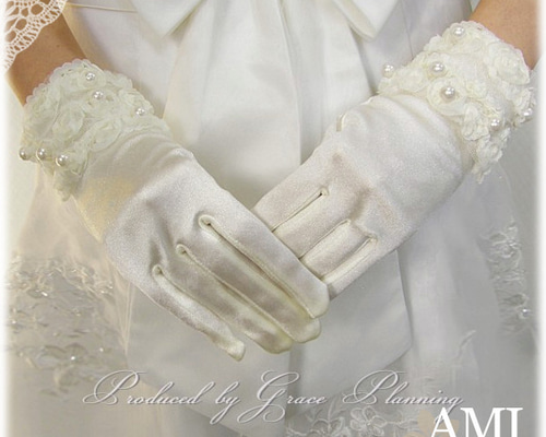 VIVIANO JURK チュールグローブ ホワイト VIVIANO × JURK / Tulle Gloves | JURK