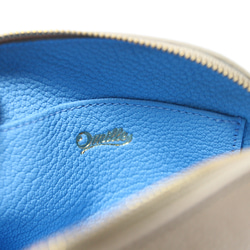 ポーチM トリヨンクレマンス　シャンパンゴールド×ブルー 5枚目の画像