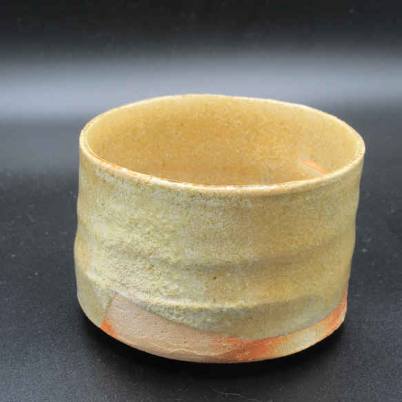 黄瀬戸茶碗（薪釜焼成）　創作陶器 2枚目の画像