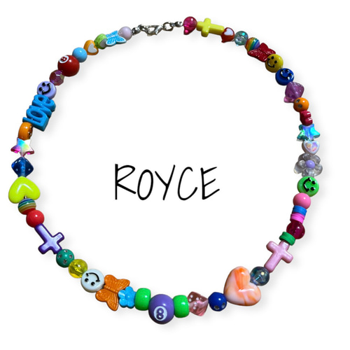 beads necklace【NO.2】ビーズネックレス カラフルでオシャレなビーズ