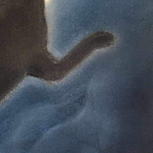戦慄！　パステル画　原画 a4c9f9bd3cdb6a45c19633647af8c5
