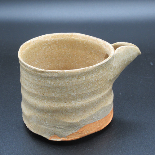 黄瀬戸片口酒器①（薪釜焼成）創作陶器 おちょこ・ぐい呑み