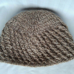 （英国羊毛）浅目の温かニット帽 6枚目の画像