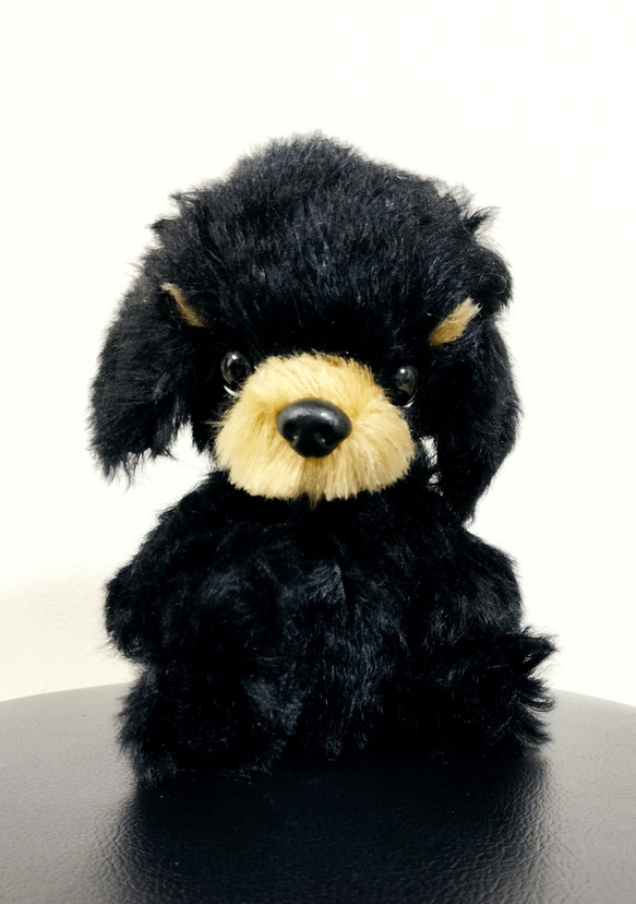ふわふわぬいぐるみ☆ジャーマンモヘア☆トイプードル☆ブラックタン