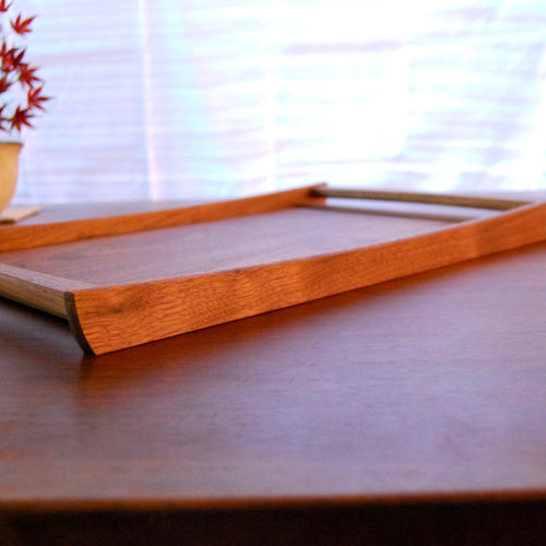 トレー チェリー材 お盆・トレイ 2honnoki 通販 15066162｜Creema