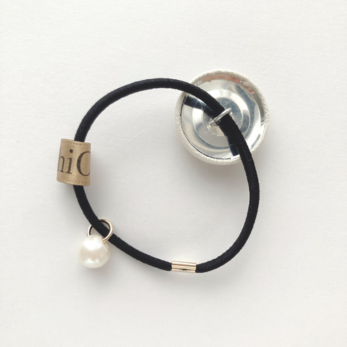 HAIR TIE:「7」誕生月 ビーズ刺繍ヘアゴム ヘアゴム OShiO 通販