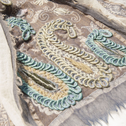 カシミールカシミヤ/ボイルドウールショール/ニットスカーフ/刺繍スカーフ/カシミヤショール-フラワーソファタオル 手織りブランケ 18枚目の画像
