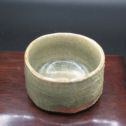 黄瀬戸杯②（薪釜焼成ぐい呑み）創作陶器 4枚目の画像
