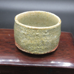 黄瀬戸杯②（薪釜焼成ぐい呑み）創作陶器 5枚目の画像