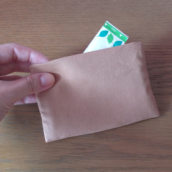 ポケット付き！チロリアンリボンが上品で可愛いポケットティッシュケース～tyrolean tissue case2～ 6枚目の画像