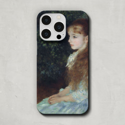 スマホケース / ピエール オーギュスト ルノワール「可愛いイレーヌ」 iPhone 全機種対応 印象派 絵画 レトロ 2枚目の画像