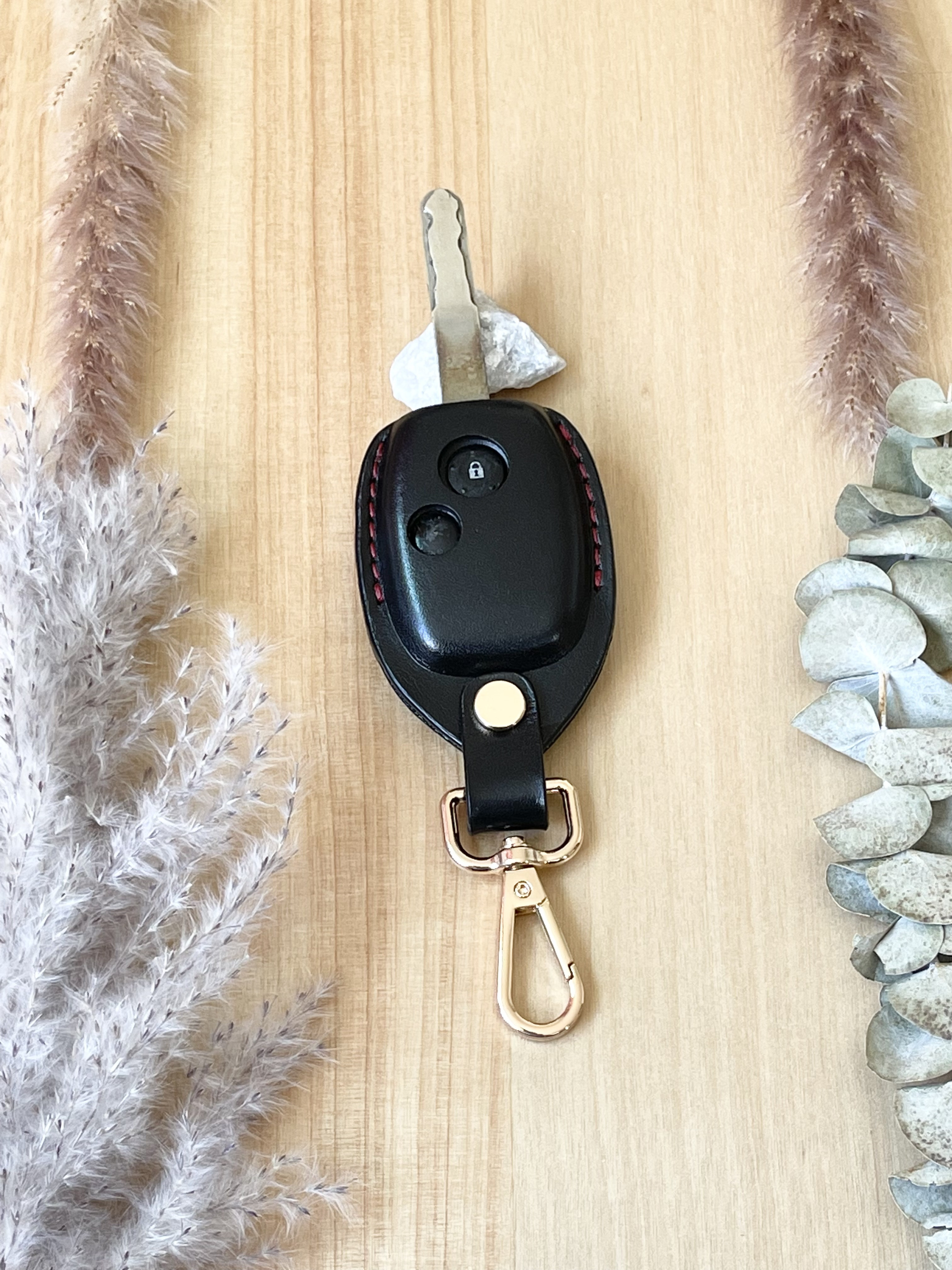 レザー ゴールド金具 グレージュ ATAO キーケース