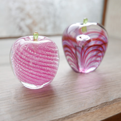 スパイラルピンクのりんご 3枚目の画像