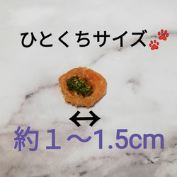 【自家製】ブロみぃ(ぱくぱく)50g　地養鳥ささみ&ブロッコリー　犬のおやつ 2枚目の画像