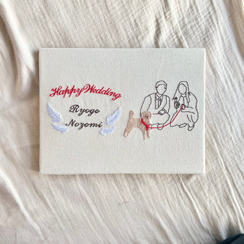 線画刺繍ボード】ウェディングボード 刺繍ボード 結婚祝い 線画刺繍ボード】ウェディングボード 刺繍ボード 結婚祝い