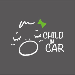 寝顔がかわいい女の子＊チャイルドインカーステッカー　Child in car 4枚目の画像