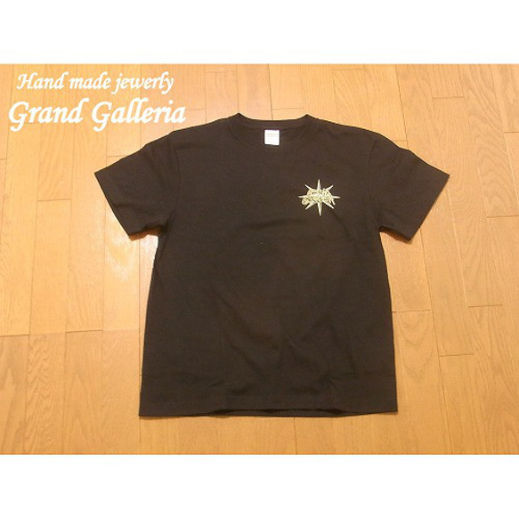 【Grand Galleria グランドガレリア】 10周年記念Tシャツ 太陽 太陽神 ブラック 黒 S M L XL 2枚目の画像