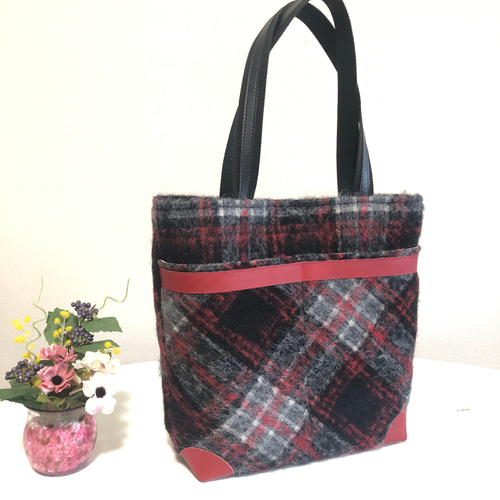 ウールのトートバック 1 トートバッグ tumugi 通販｜Creema(クリーマ 