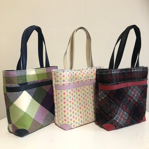 ウールのトートバック 2 トートバッグ tumugi 通販｜Creema(クリーマ 
