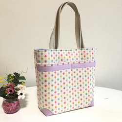 ツイントートバック ピンク系刺繍 トートバッグ tumugi 通販｜Creema 