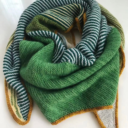 手編みストール メリノウール100%使用 ストール kuma1101 通販