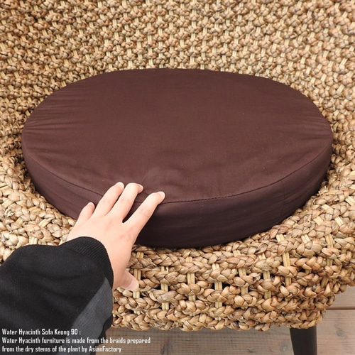 ウォーターヒヤシンス ソファ K90 一人掛け シングルソファ アジアン