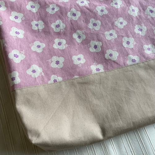 入園・入学グッズ＊ 北欧風 ラベンダー花柄 レッスン＆シューズ