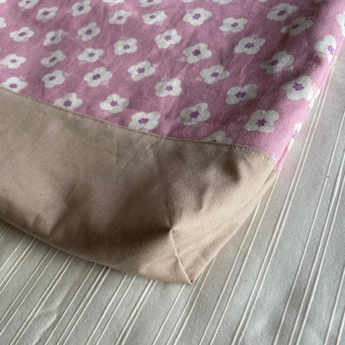 入園・入学グッズ＊ 北欧風 ラベンダー花柄 レッスン＆シューズ