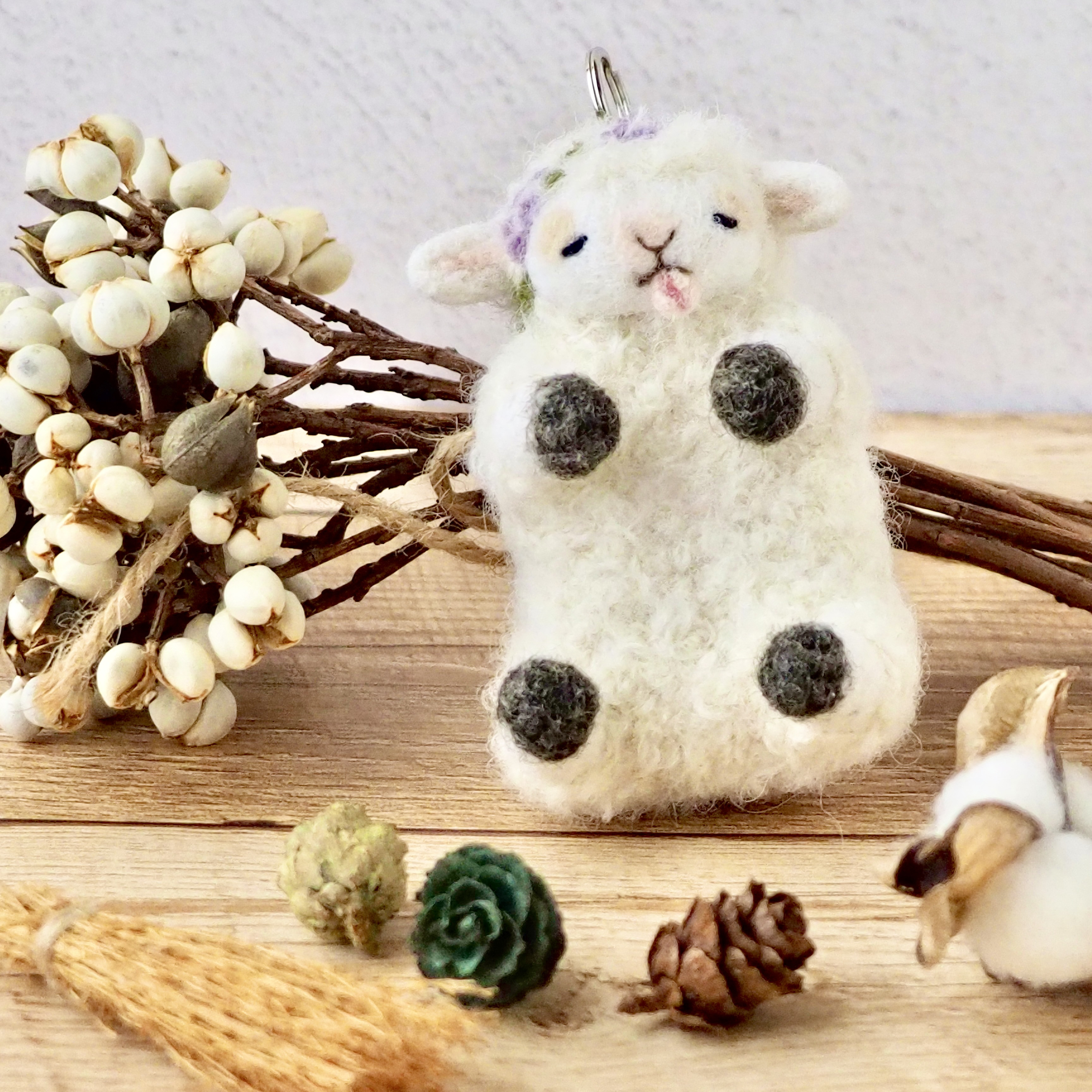 ハンドメイド/動物チャーム