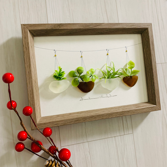 シーグラスアート 富士山 インテリア雑貨 壁掛け 置物 観葉植物 シーグラスアート 富士山 インテリア雑貨 壁掛け 置物 観葉植物