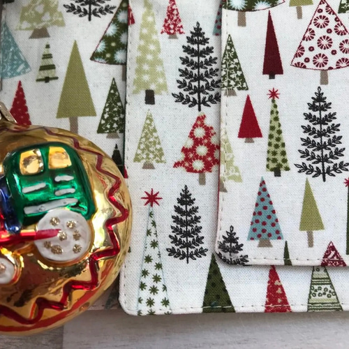 クリスマスランチョンマットセット ツリー ペアマット+ペアコースター