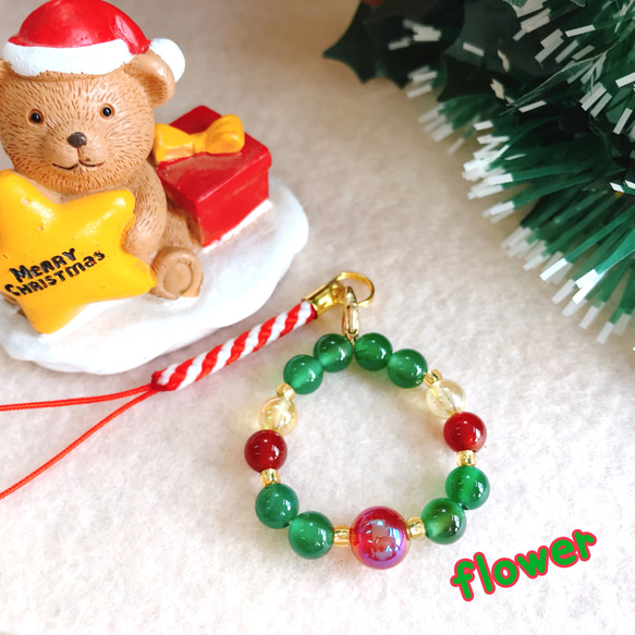 クリスマス☆健康お守り☆パワー・ストーン・ストラップ その他