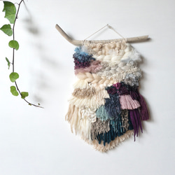 特價!!! [獨一無二的商品] 浮木編織掛毯“隔壁的冬天，b.” 第1張的照片