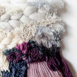 特價!!! [獨一無二的商品] 浮木編織掛毯“隔壁的冬天，b.” 第6張的照片